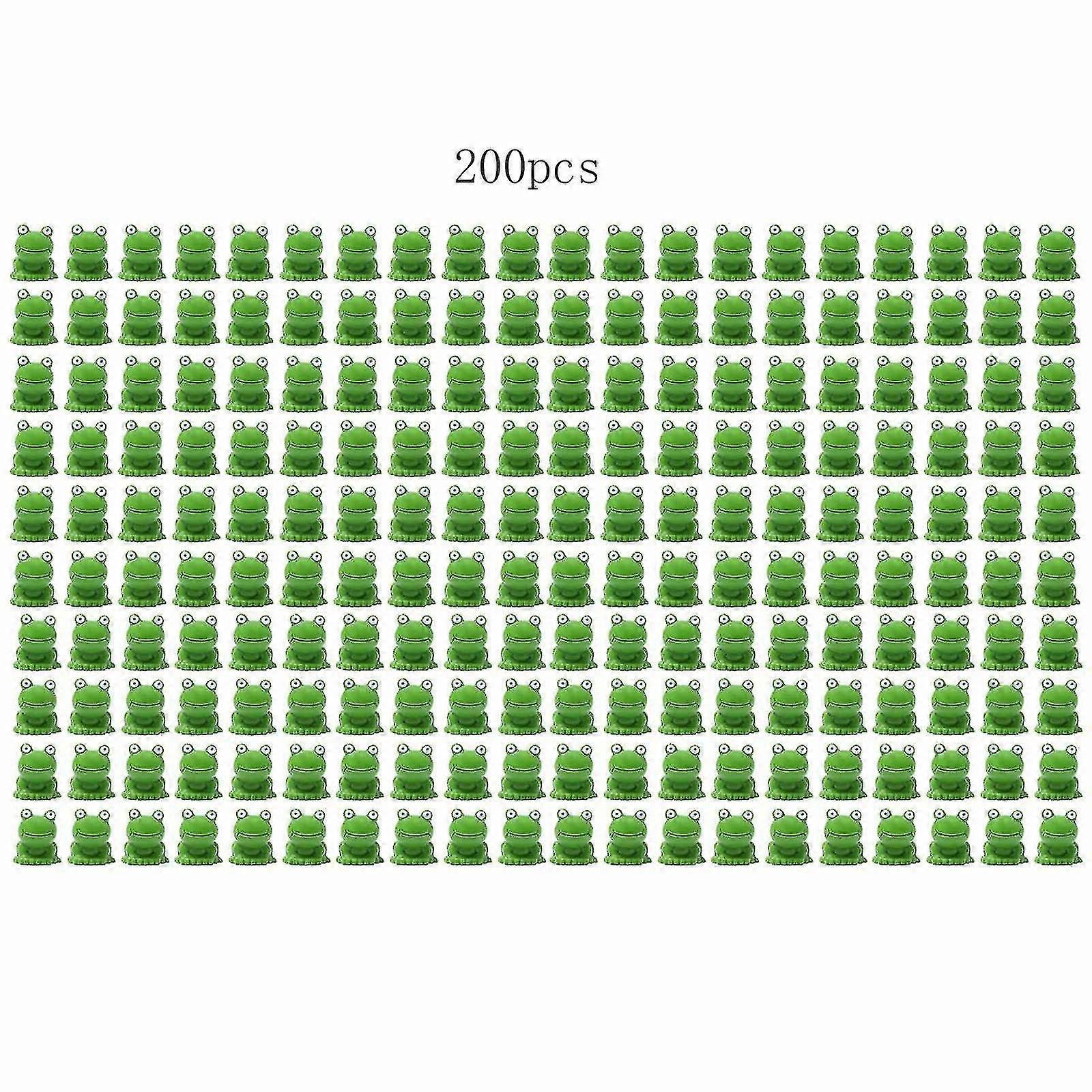 Home Deco 200 Pieces Mini Frog Statue Resin