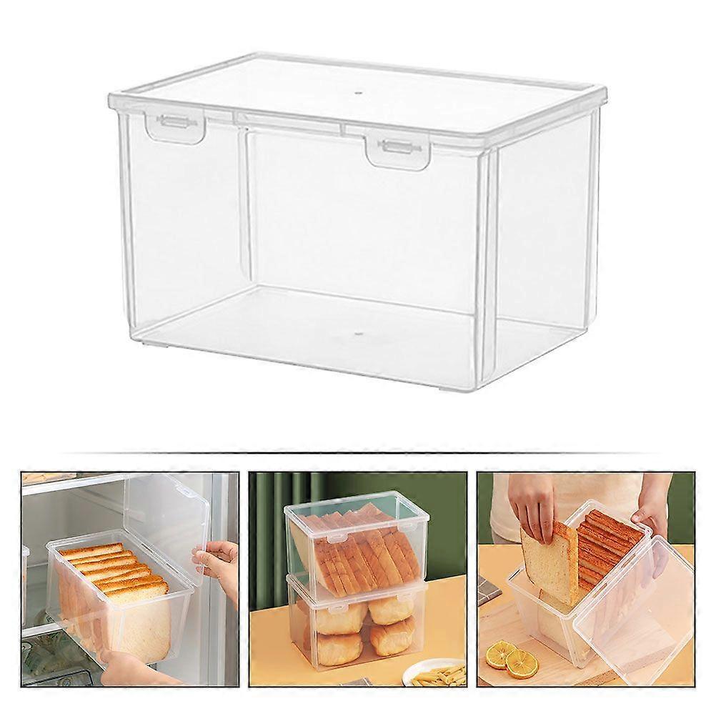 Transparent Fresh Keep Box Bread Loaf Storage Container Food Container Bread Storage Box