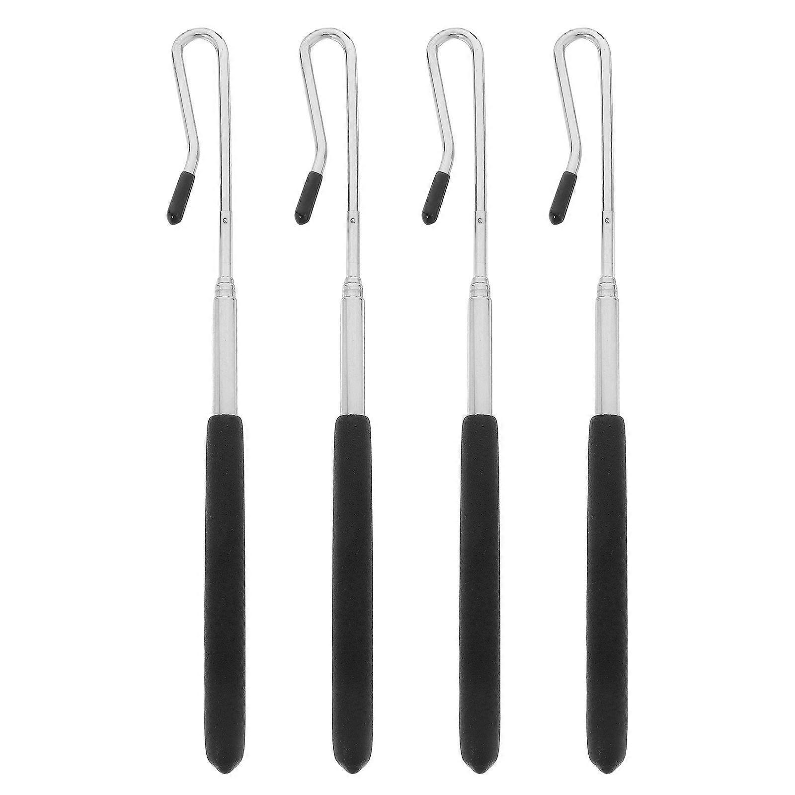 4 Stück Puppengriffe Arm Control Rod Metall Puppet Hand Stange Puppet Stick Zubehör für Bauchredner Puppen Halbkörperpuppen 55cm