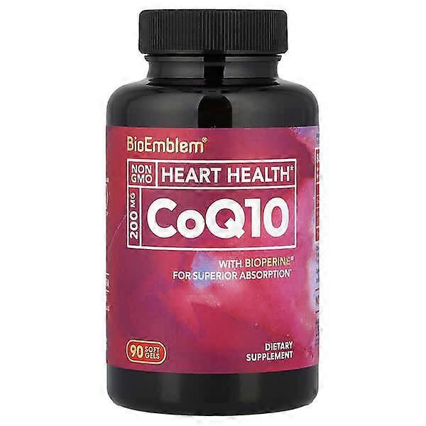 BioEmblem, CoQ10 with BioPerineÃÂÃÂ®, 90 Soft Gels