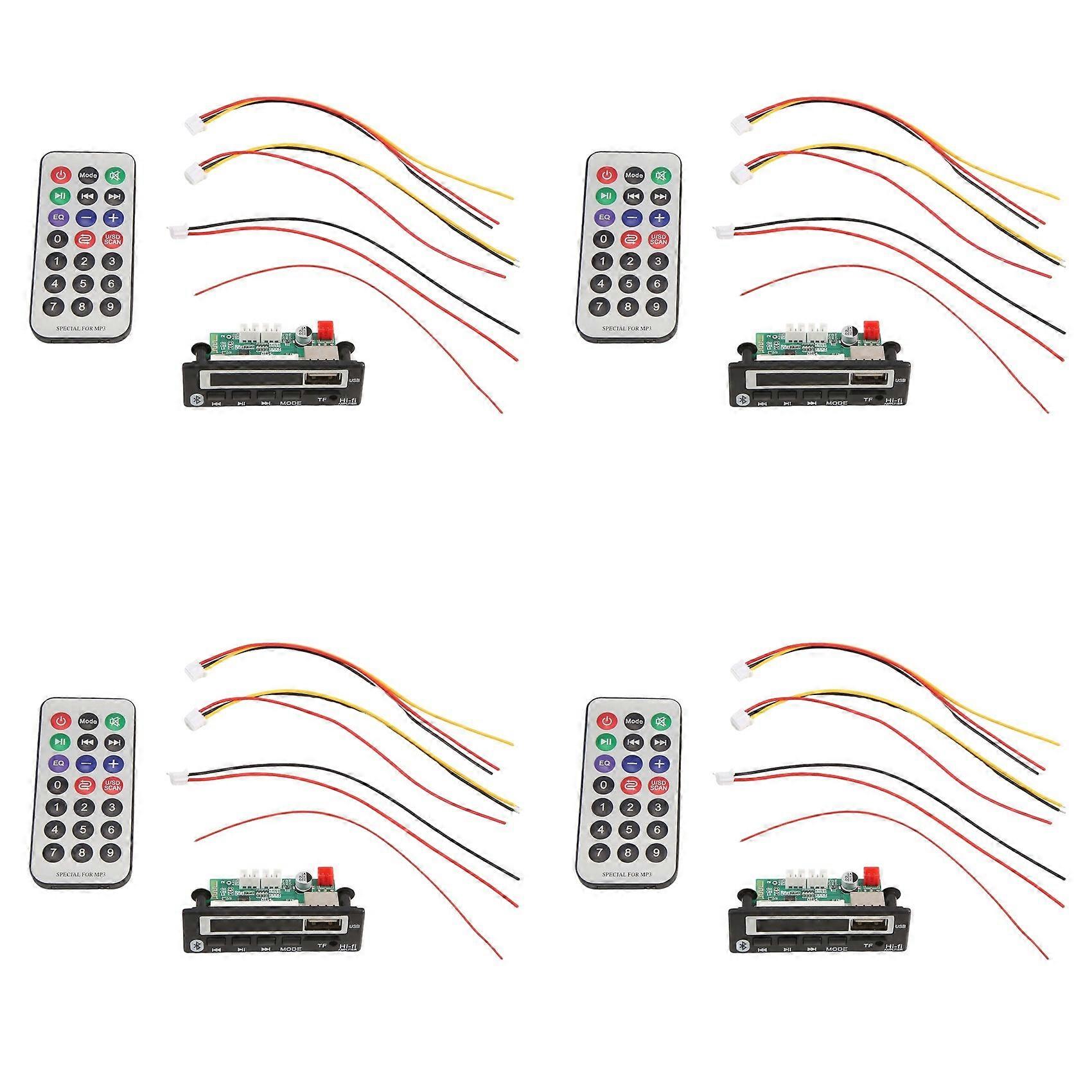 4X Color Screen Bluetooth MP3 Decoder Board Card Reader Bluetooth 5.0 Module Multi-Function Audio Accessories