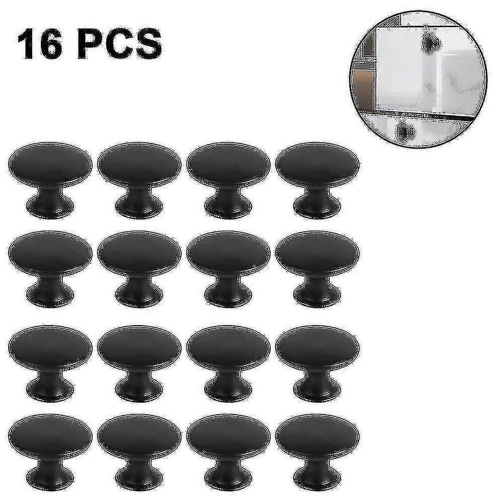 16 Pieces Cabinet Door Knobs, 30mm Vintage Dresser Knobs Set High Quality