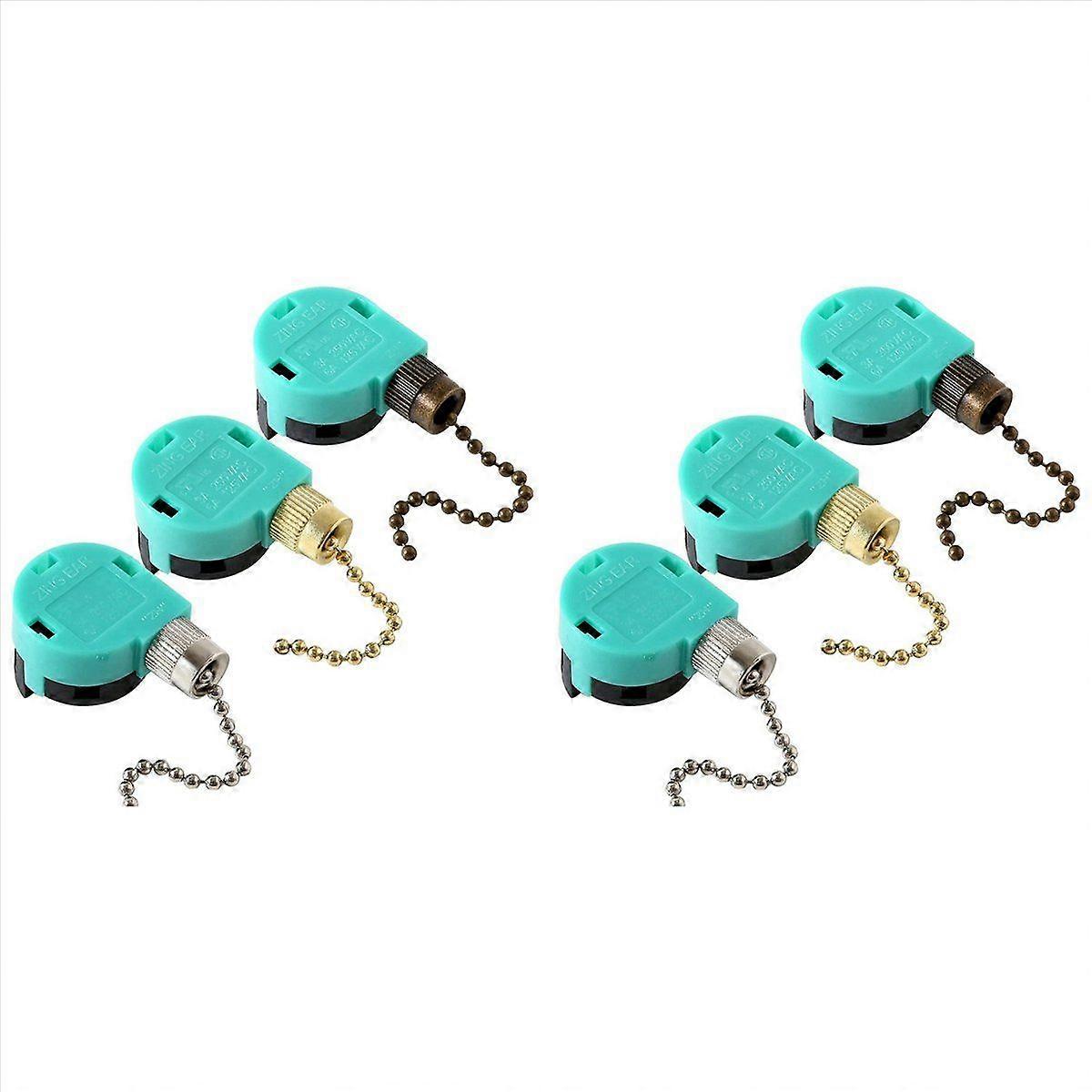 3Pcs ZE-268S6 Ceiling Fan Switch 3 Speed 4 Wire for Ceiling Fans