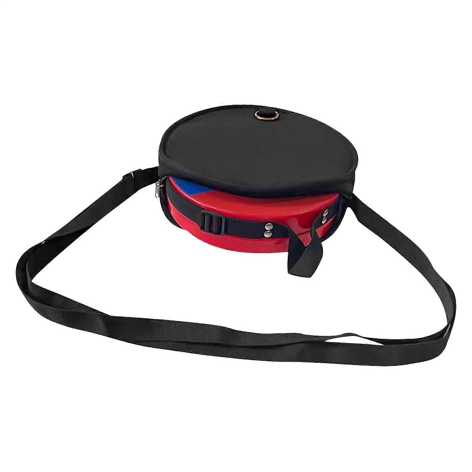 Storage Pouch for Round Stool, Adjustable Carry Bag, Portable Camping Stool, Lightweight, ScratchResistant Pocket, Black