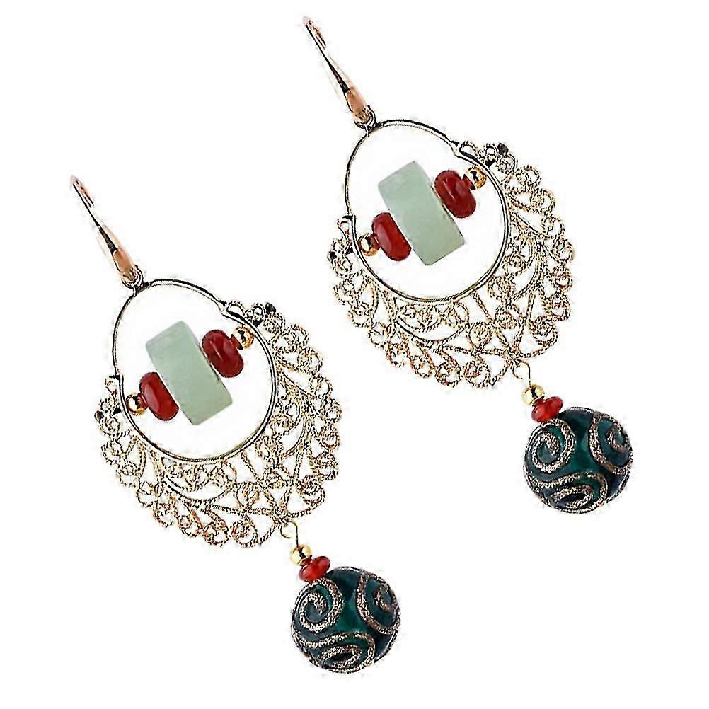 Chinese Style Dangle Earrings for Women's Special Occasions