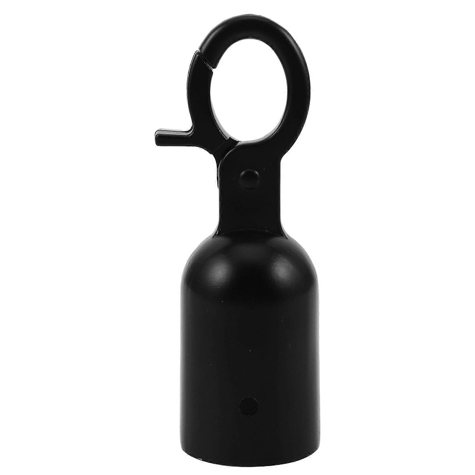 Cord End Caps: Rope Hook Fastener with Hook - Zinc Alloy Rope End Stop Cap - Metal Cord Stopper for Guardrails Easy to Install