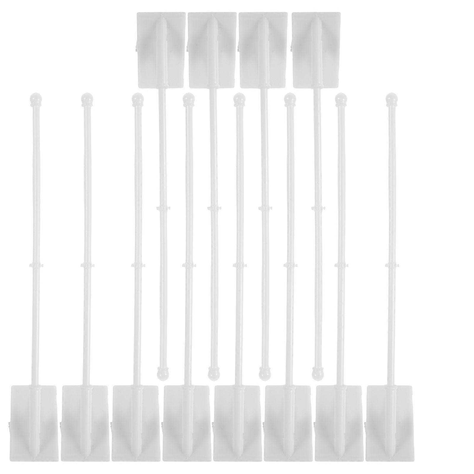 15Sets Self-Adhesive Flagpole Holder: Flag Pole Holder Flag Pole Mounting Bracket with Plastic Flagpoles for Car Window RV Boats Trucks