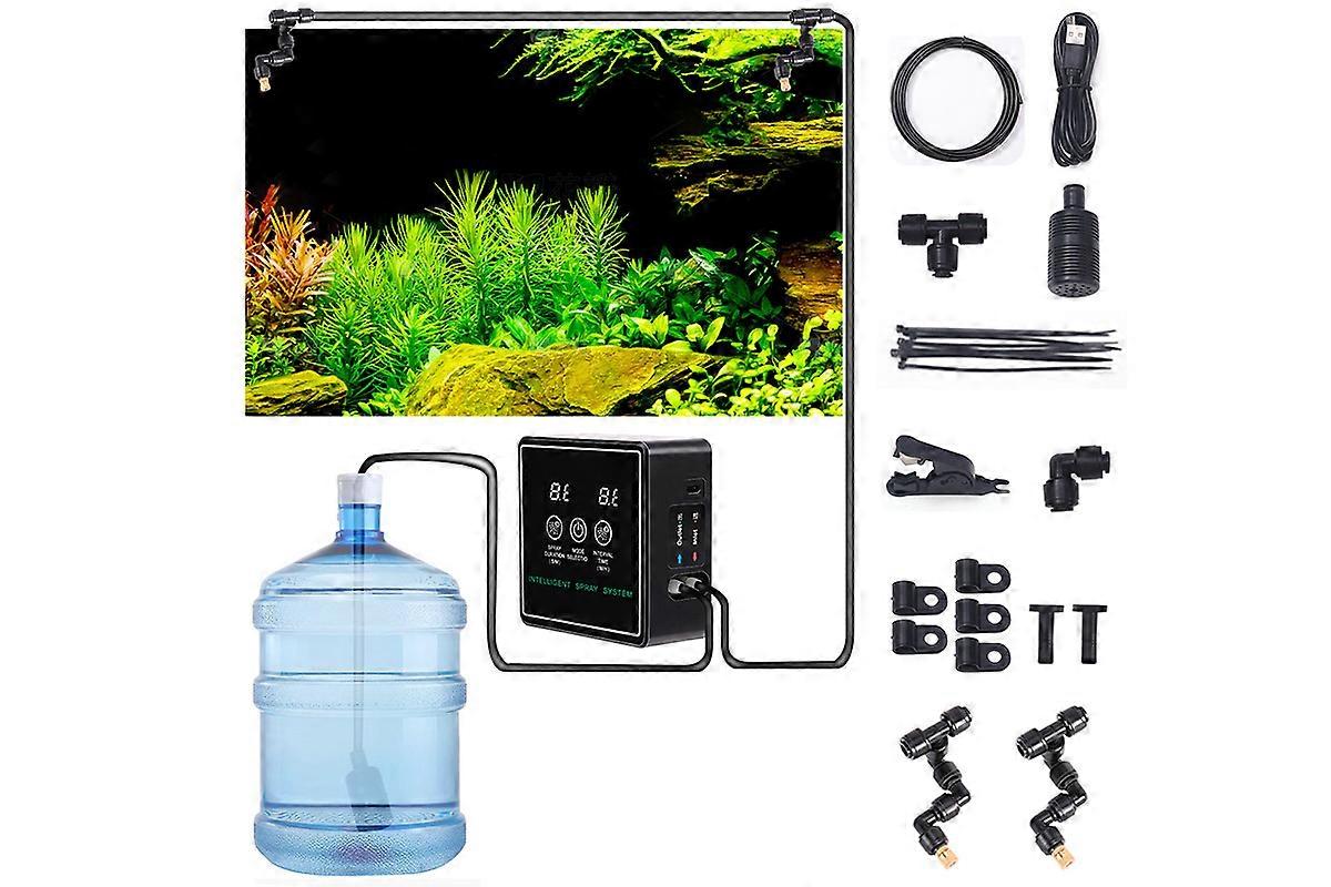 Reptile Mist Intelligent Spray Rainforest Fogger Humidifier Sprinkler Kit