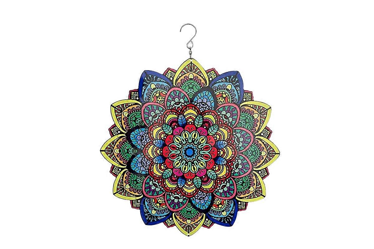 Wind Spinners Outdoors Mandala Lucky Star