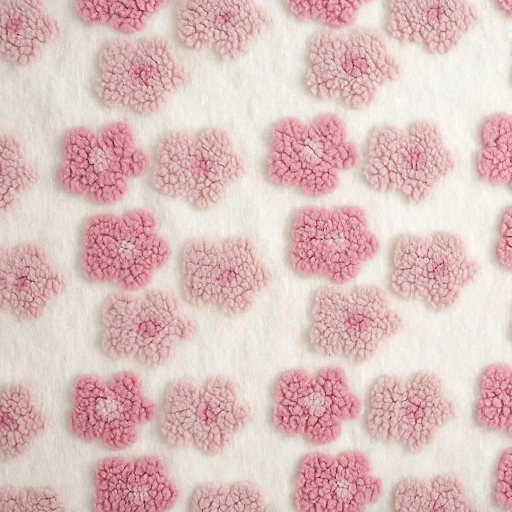 1yard Thicken Imitation Sheep Plush Fabric For Patchwork Doll Making Faux Fur Lamb Wool Flower Jacquard Carpet Mats