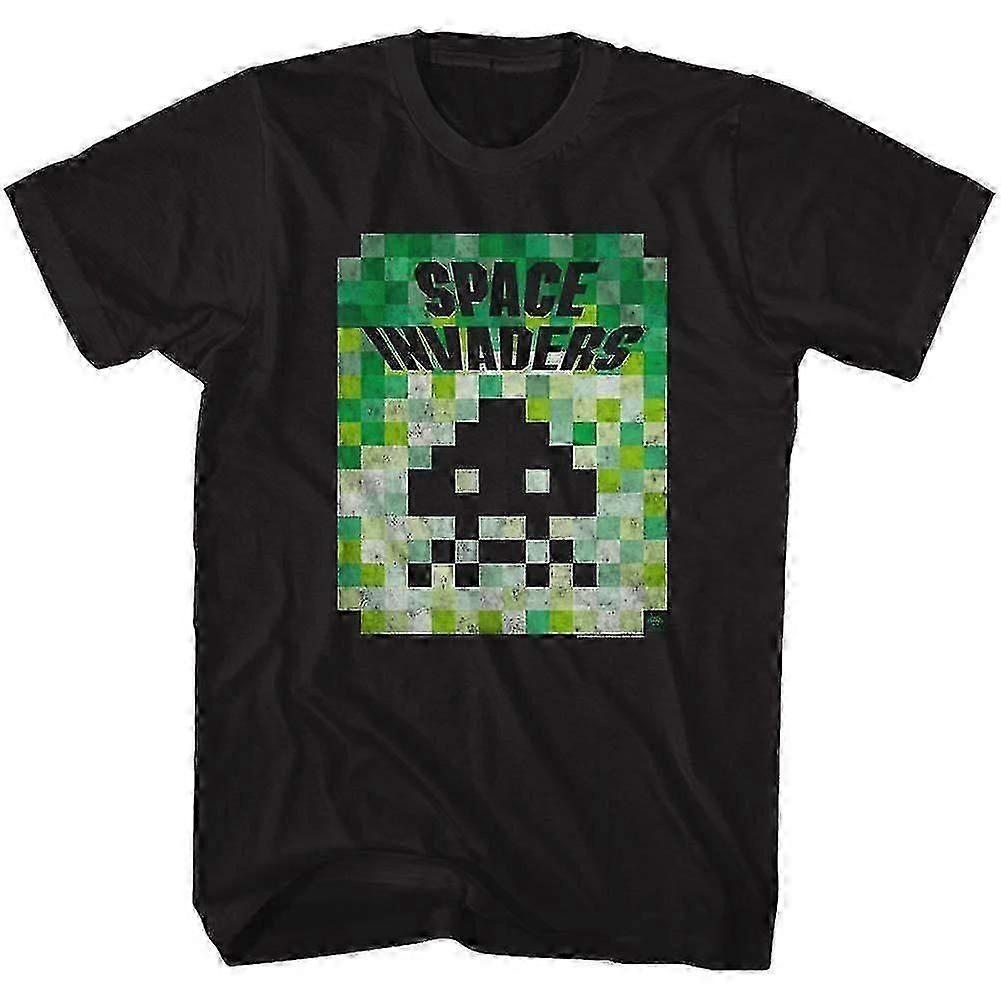 Tricou retro Space Invaders Extraterrestrial verde
