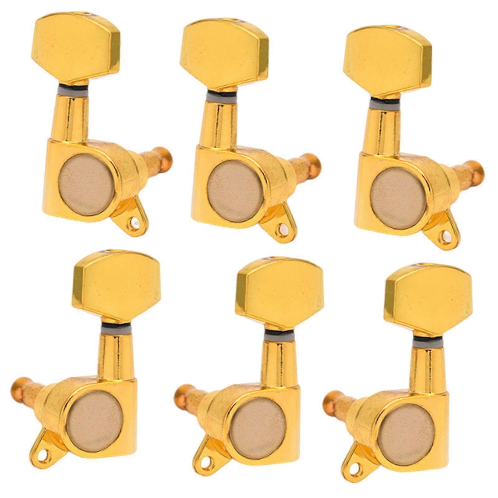 6x Guitar String Tuner Pegs Tuning Keys Durability Replacement Sealed Tuner