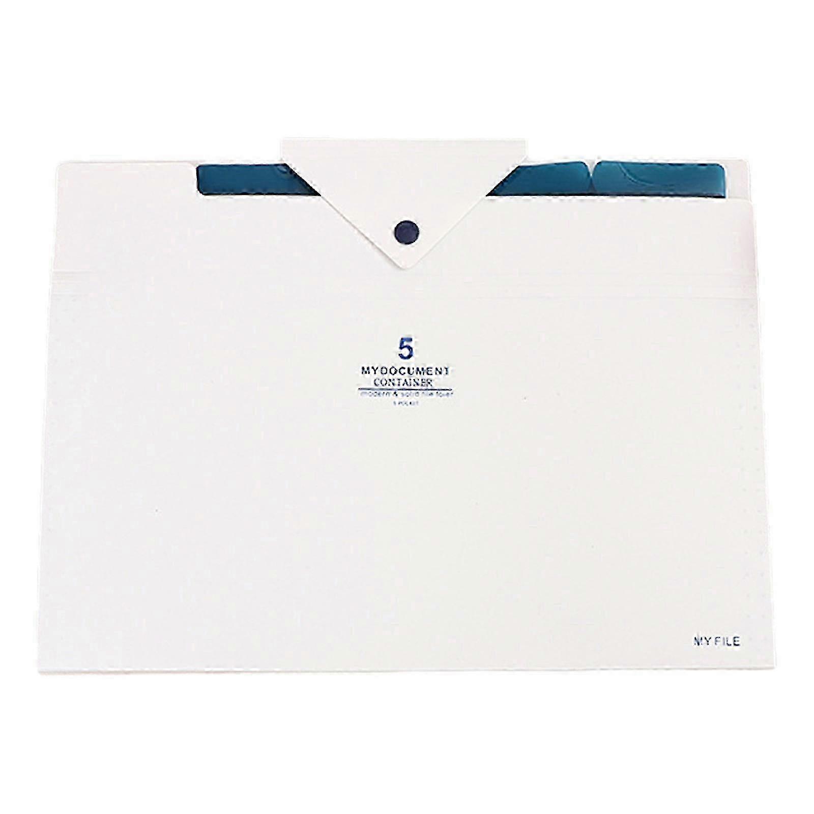 A4 Accordion File Folder Multi-Pocket File Folder Student Exam Paper Organizer Expandable File Classification Bag PUW3081 2025