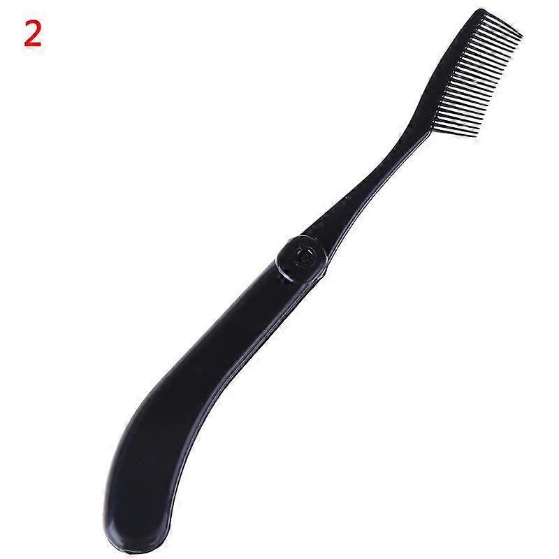 Mascara Separator Folding Comb Eyelashes Eyebrow Extension Brush Cosmetic Tools