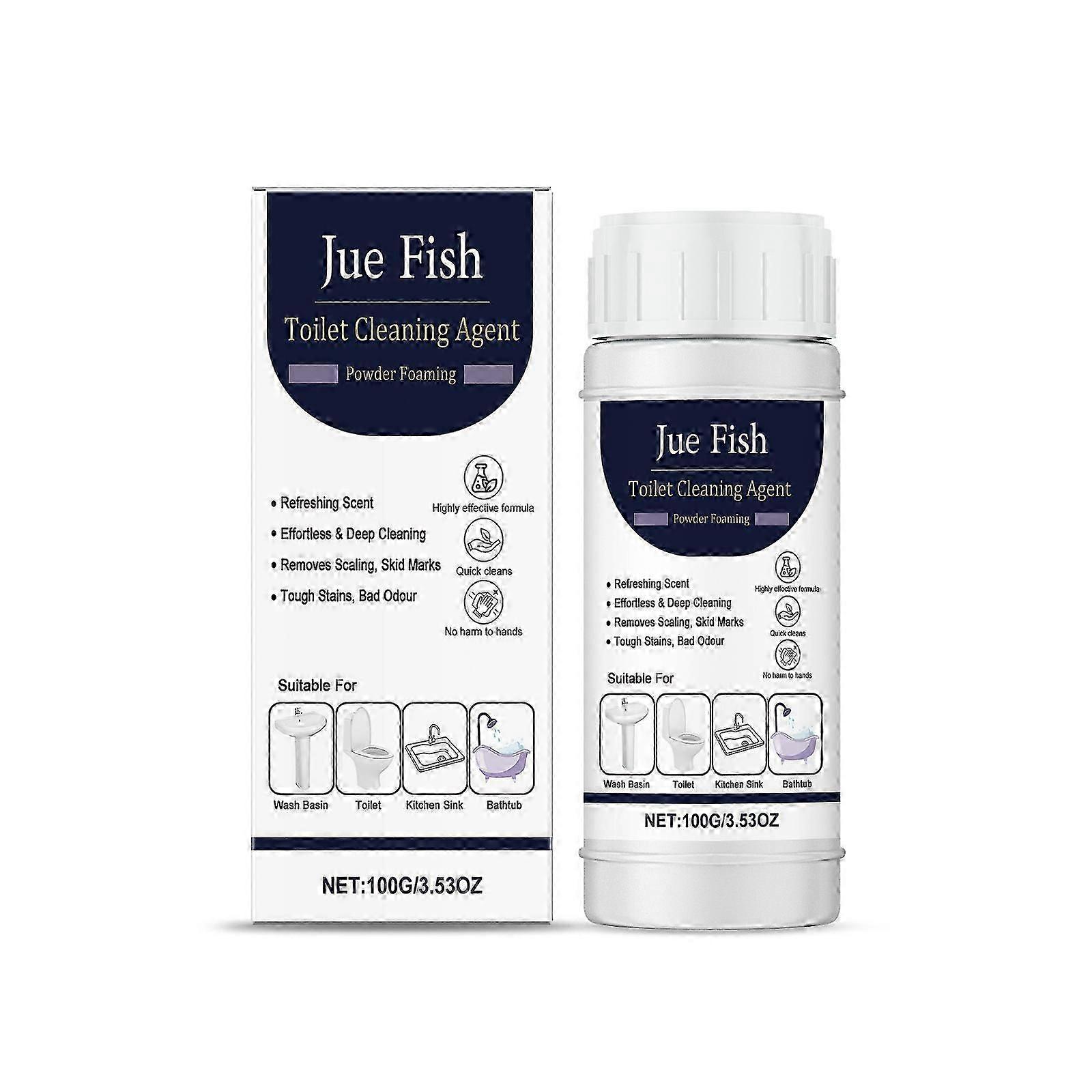 Jue Fish Toilet Foam Cleaner Gently Cleans Toilet Scale And Stains Without Damaging The Glaze Foam