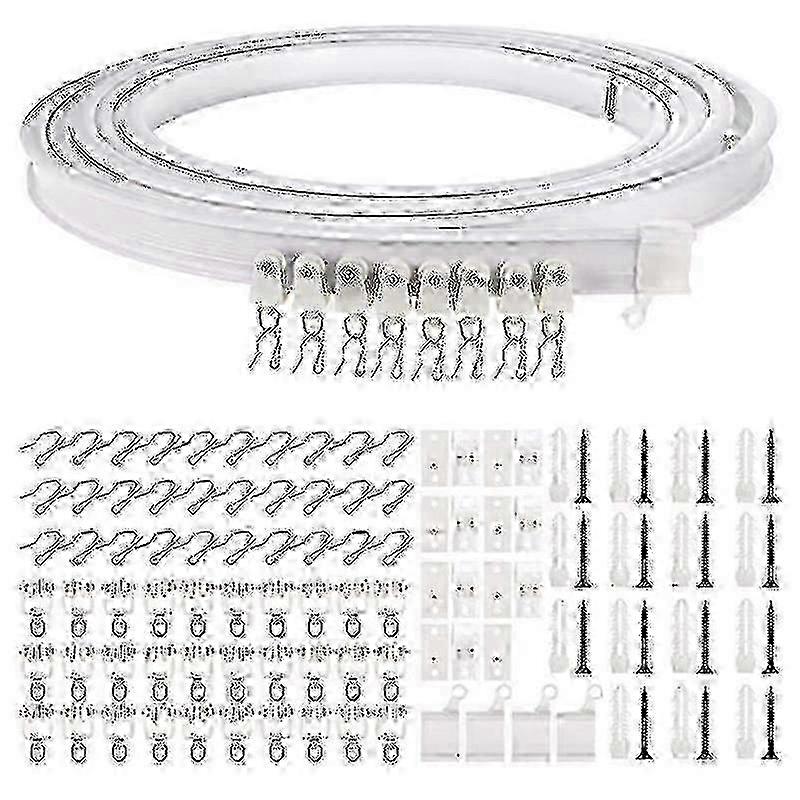 Flexible Bendable Ceiling Curtain Track - 5 Meters for Curved Ceiling 25-26