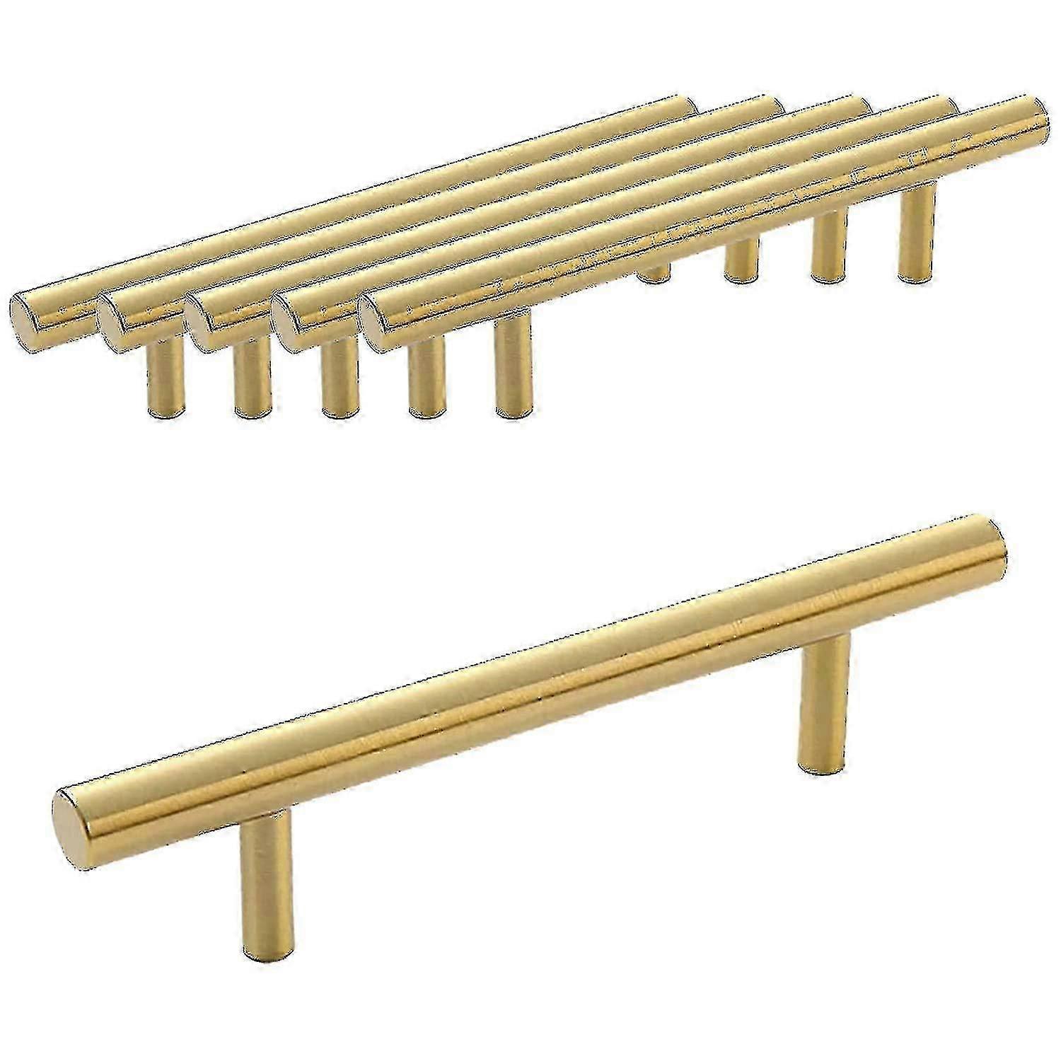 6 قطع الذهب درج مقابض ، 6 بوصة الذهب الأثاث مقابض سبائك الألومنيوم مجلس الوزراء يسحب خزانة T با