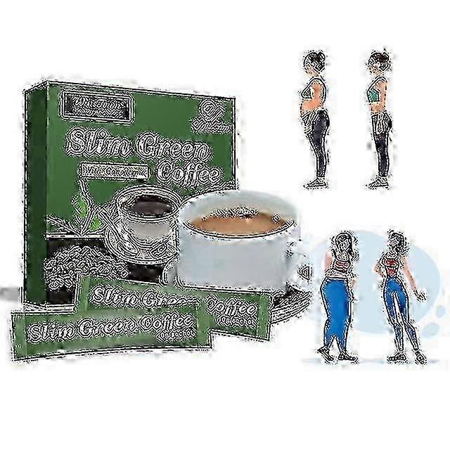 f 18-54pcs Green Coffe Green Slim Coffee with Ganoderma Control Weight-Loss New