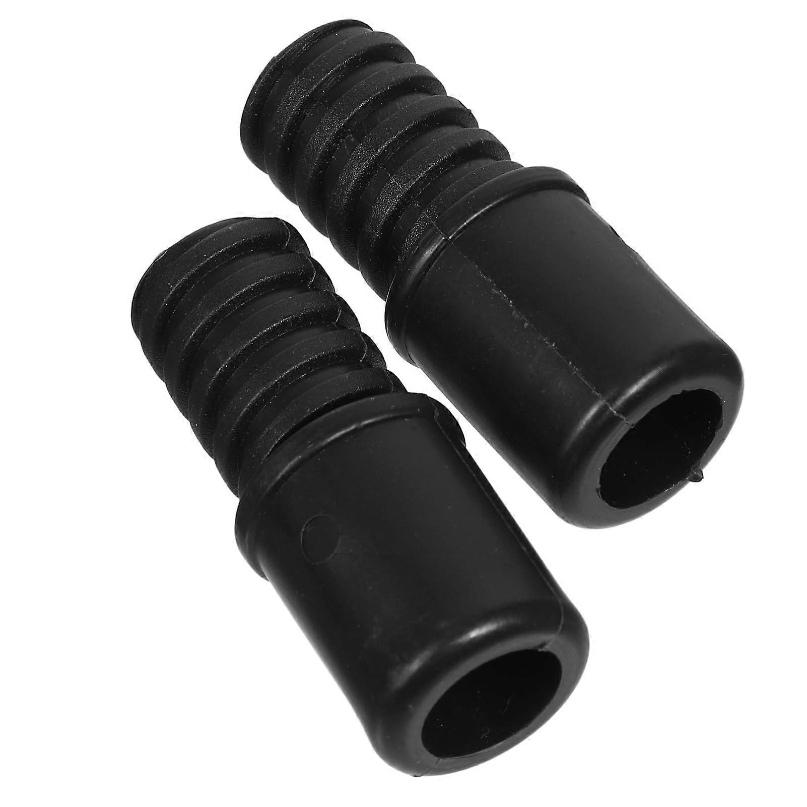 2 Pack Mop Handle End Caps Ergonomic Replacement Grip for Broom and Dustpan Rods