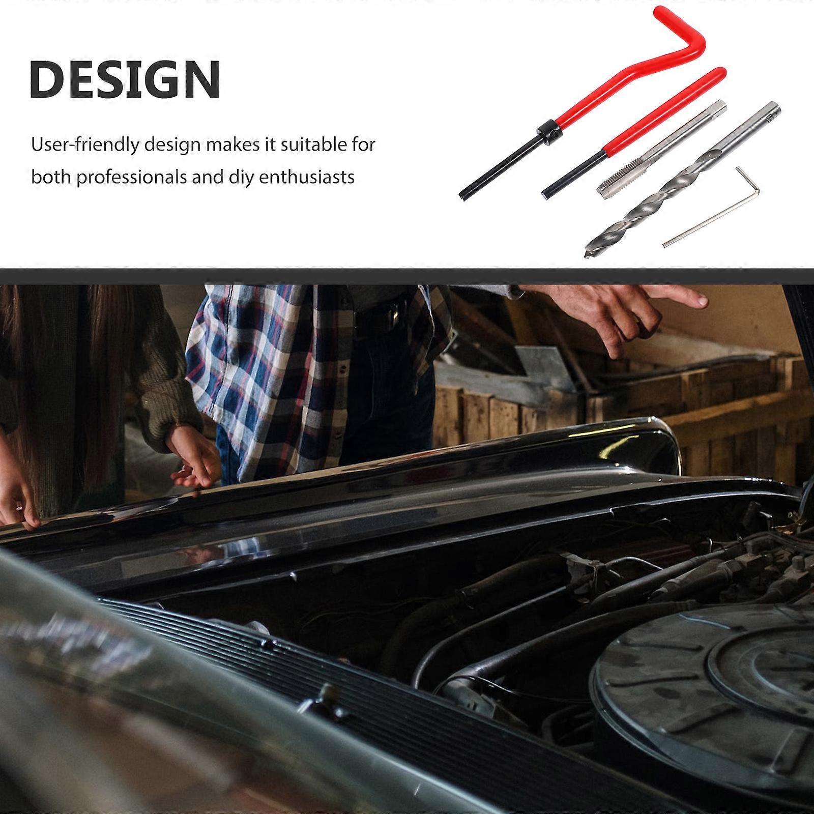 1 Set Thread Repair Kit Damaged Threads Insert Kit Professional Thread Repair Tool