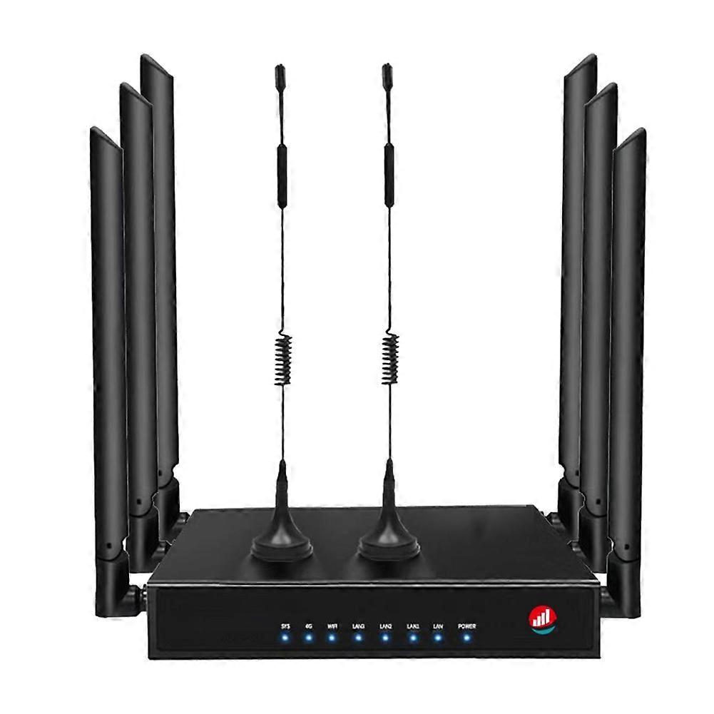 Single Network Port Router Wireless WI-FI6 Router 4G Wireless Network Repeater MICRO-SIM Slot US Plug