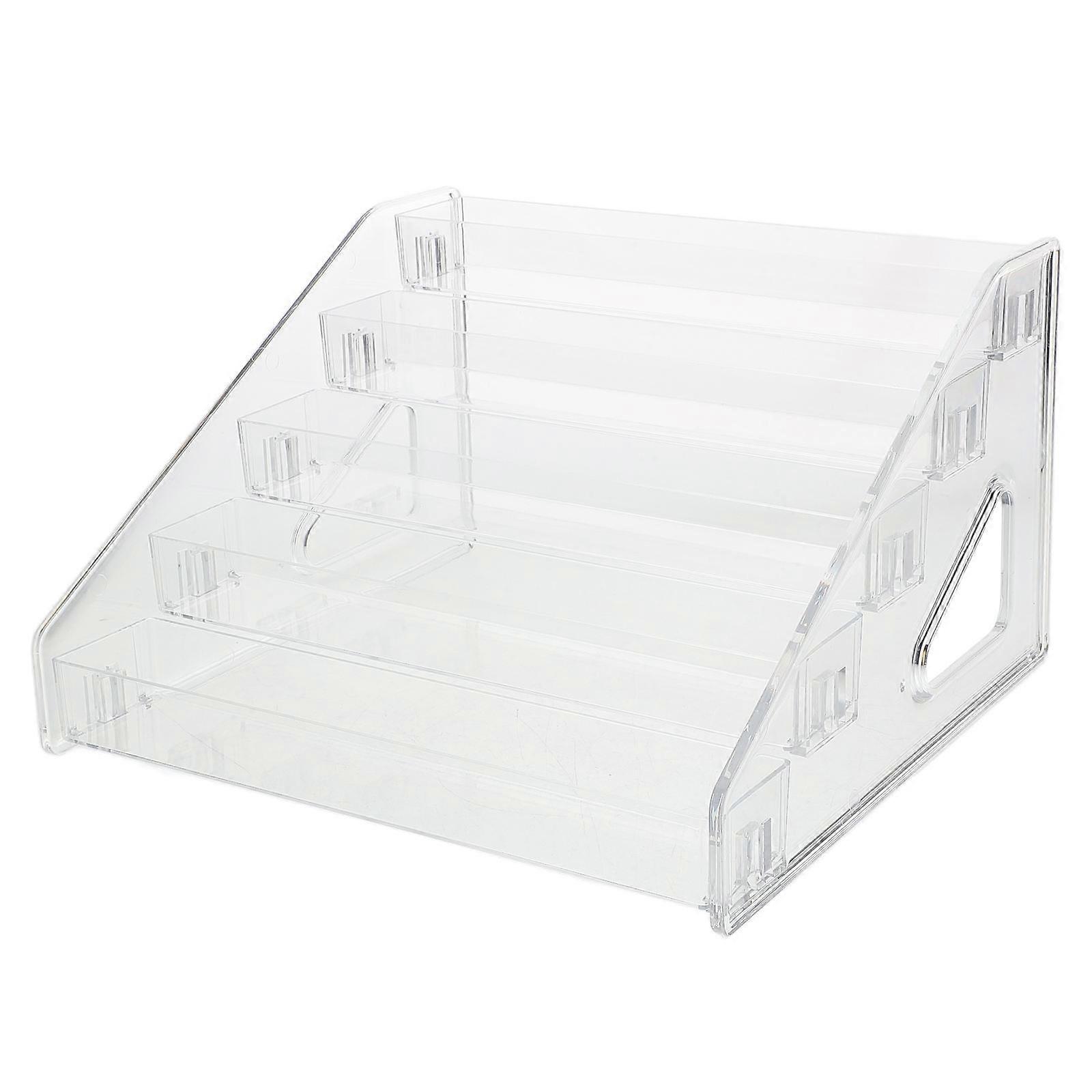 Action Figure Shelf Minimalist Design Acrylic Storage Holders Tiered Display Office Use 1Pack