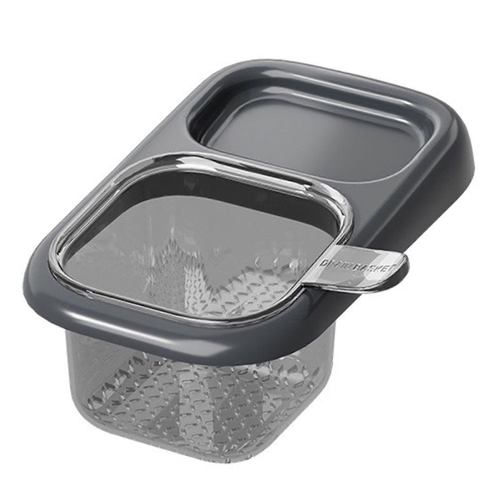 Kitchen Sink Corner Strainer Basket for Food Waste Triangular Drain Filter Multi-functional Colander for Fruits and Vegetables