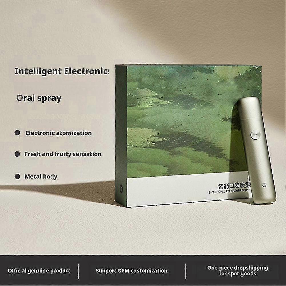 Portable Oral Spray Kit with 8 Flavor Bombs for Instant Fresh Breath On The Go