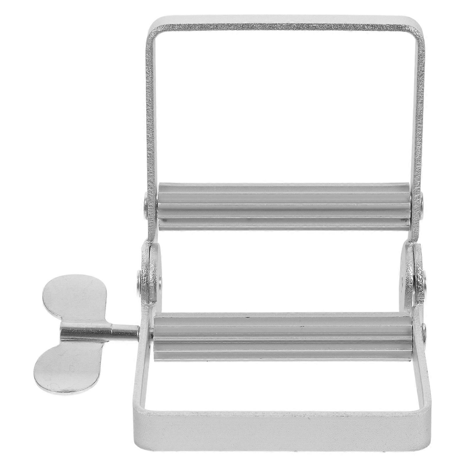 Silver Aluminum Toothpaste Squeezer Tool for Manual Use 2Pcs Tube Squeezer