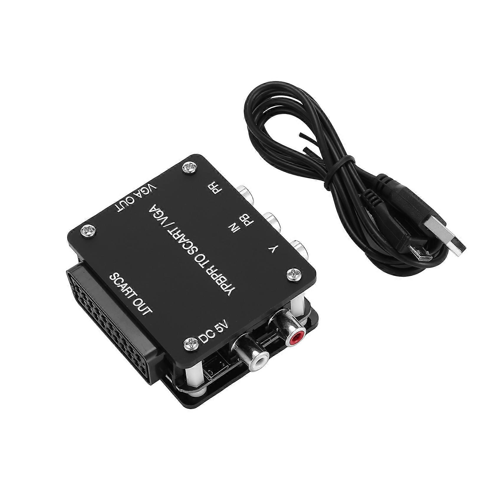 VERS YPBPR vers PÉRITEL YPBPR VERS VGA Component Transcoder Converter Console de jeu, vers Color Difference Co