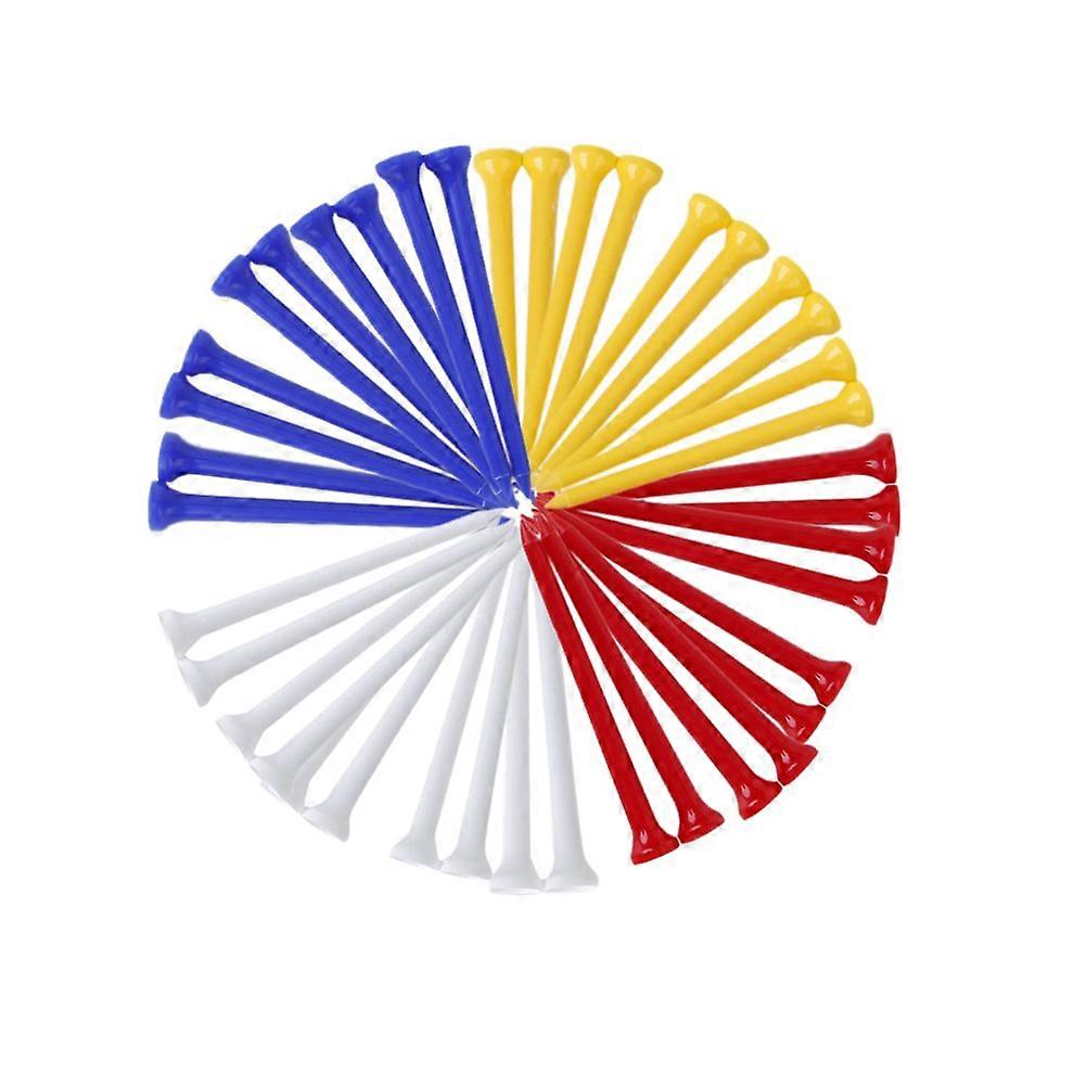 Durable Plastic Tees for Golf Practice 200Pcs with Assorted Color
