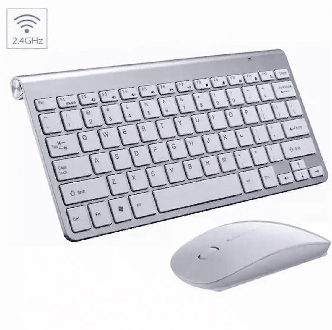 Mini Wireless Keyboard And Mouse Set Waterproof 2.4G For Mac compatible with Apple PC Computer