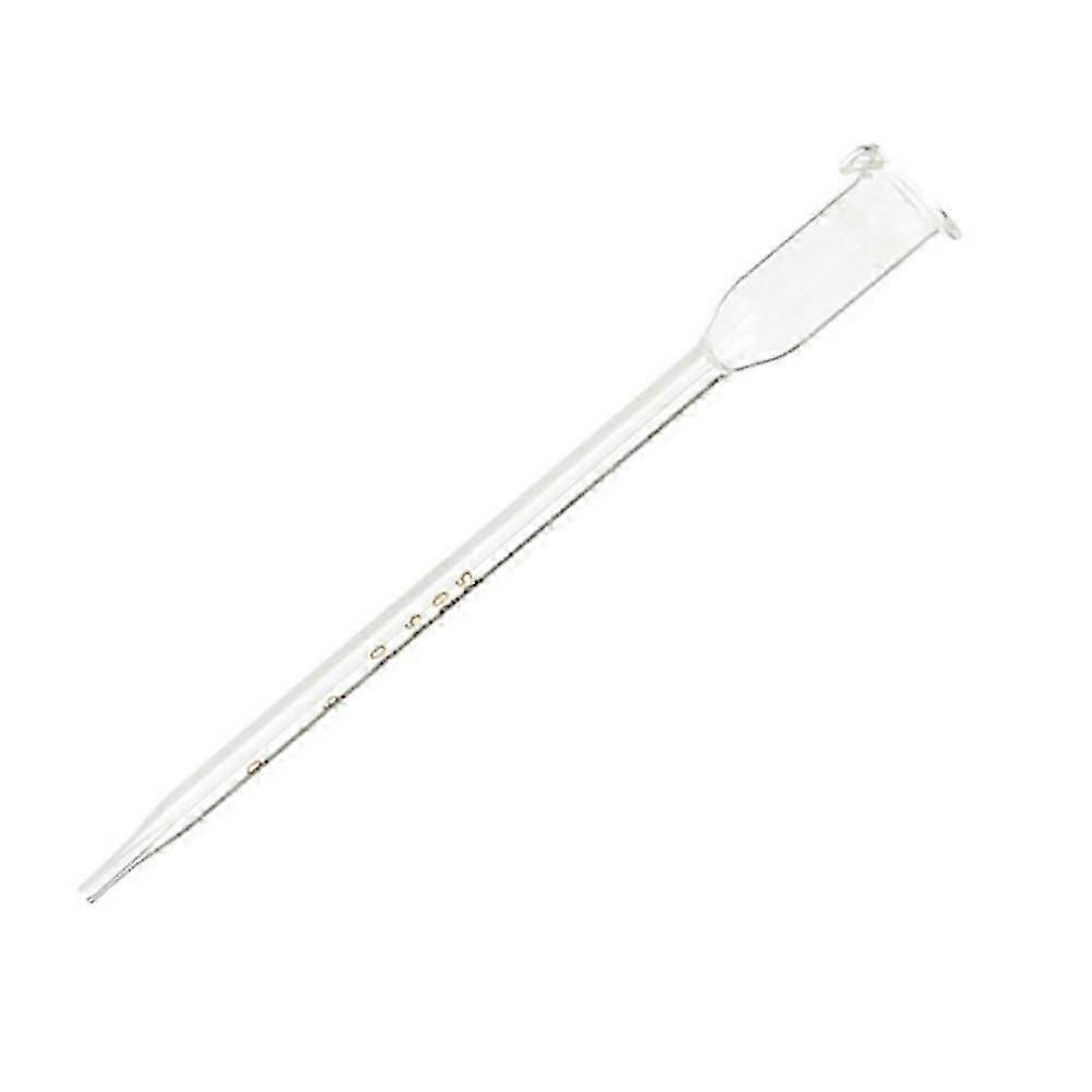 Alcohol Meter Tester for Wine, Transparent Glass Alcohol Content Measurement Tool, Non-Sterile Transfer Pipet for Precise Home Winemaking Tools