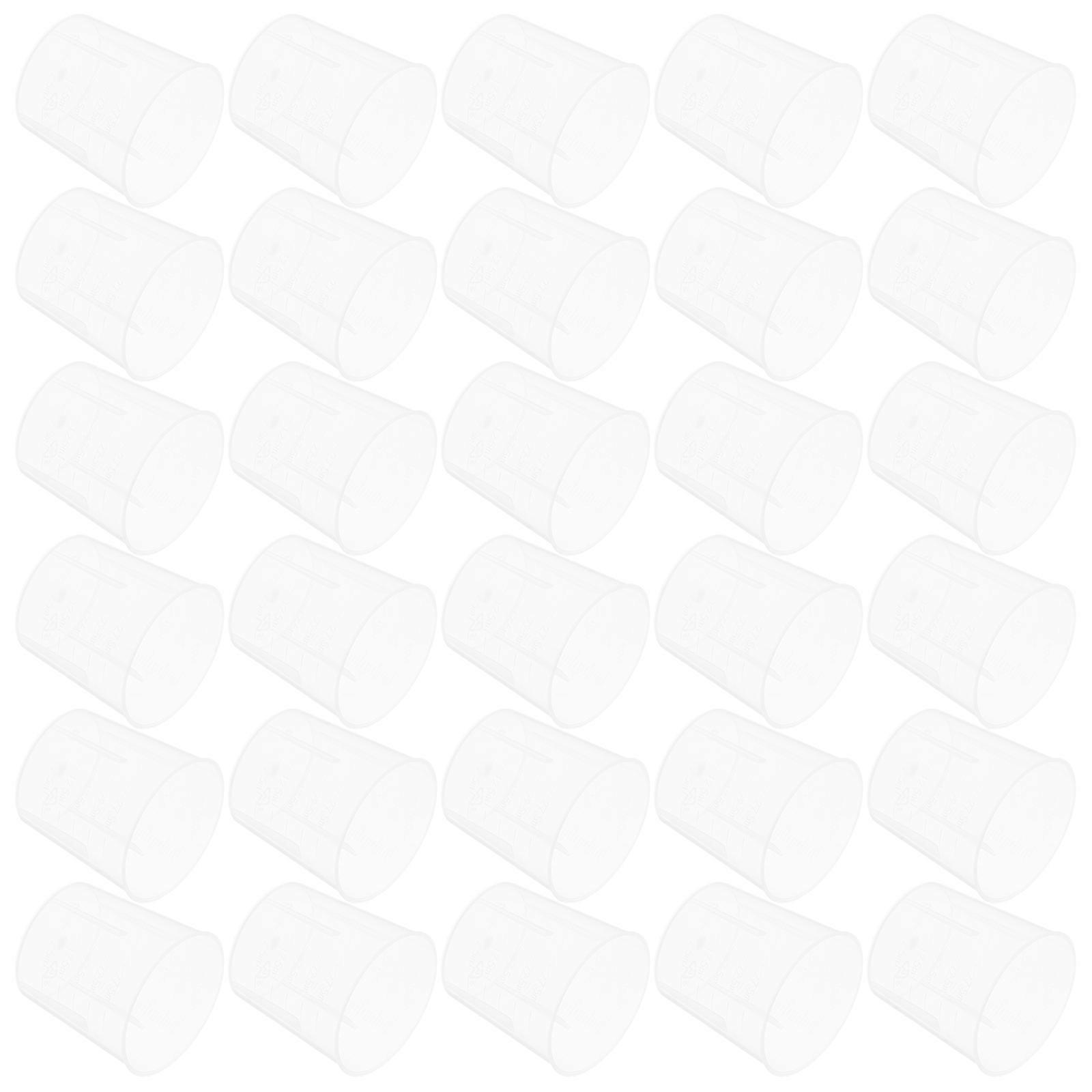 Plastic Measuring Cups 30Ml Mixing Cup for Measuring Use 100Pcs Pack