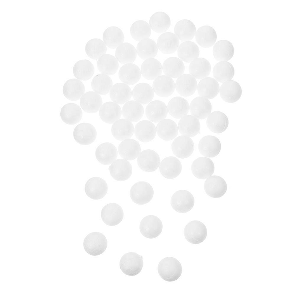 500Pcs Solid White Foam Balls for DIY Christmas Craft Supplies