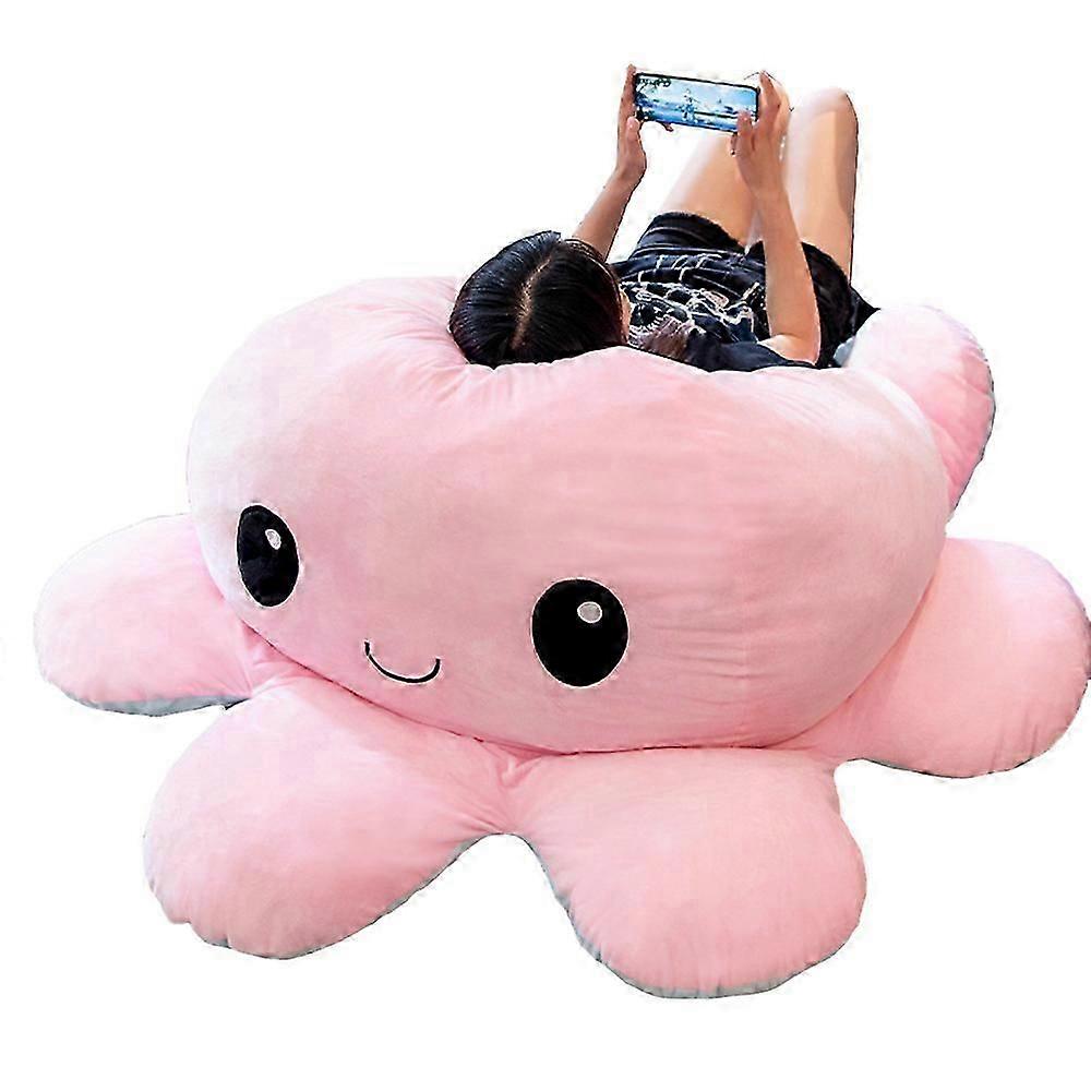 Cojín de peluche reversible de pulpo - JJ