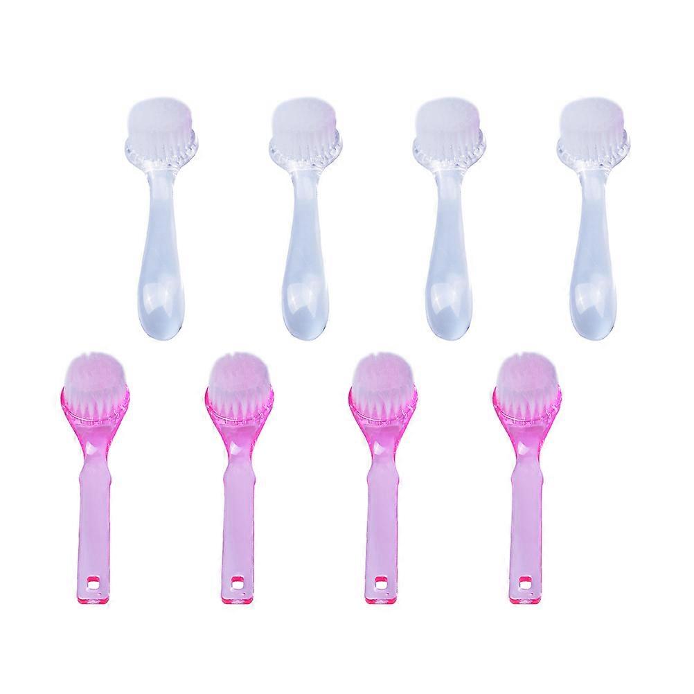 Plastic Round Head Brush Accessories Fingernail Brush for Home Use 1Set
