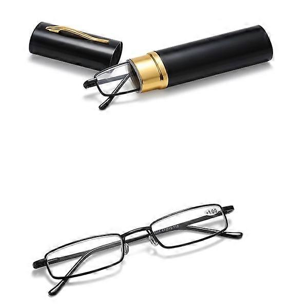 Effective stylish reading glasses with power (+1.0-+4.0) Black 2.5