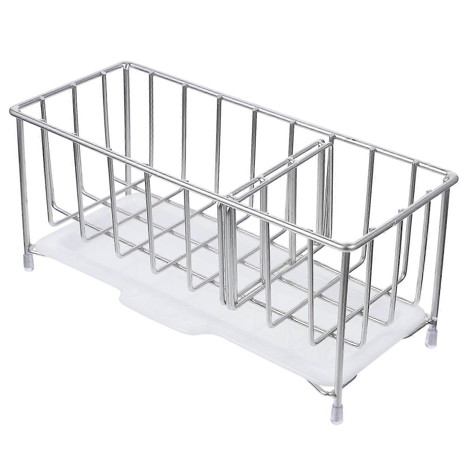 Sponge Rack Desktop Storage Basket for Bathroom Storage 2Pcs