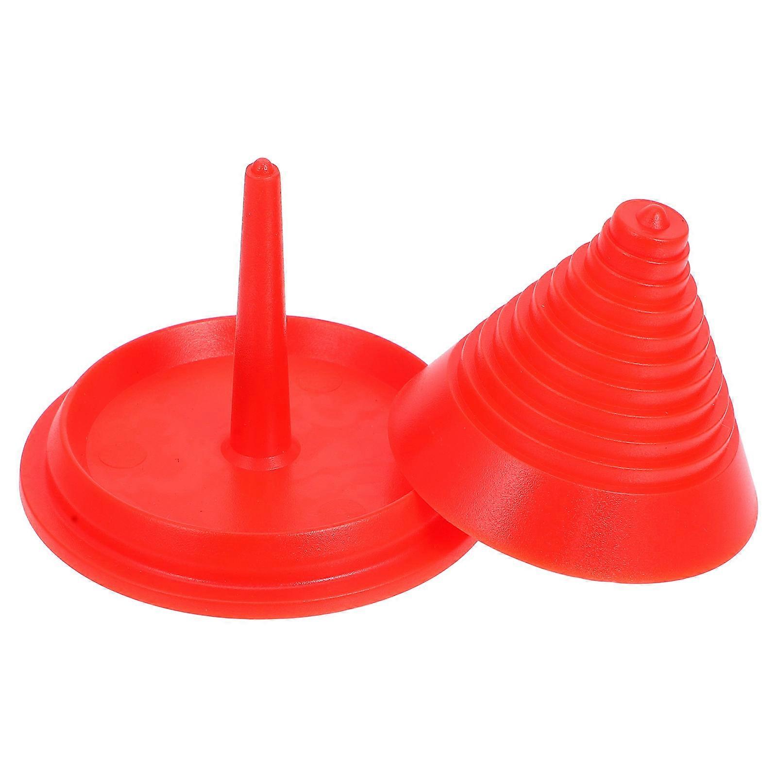 Lawn Mower Balances Tool ABS Material for Mower 4Pcs Red