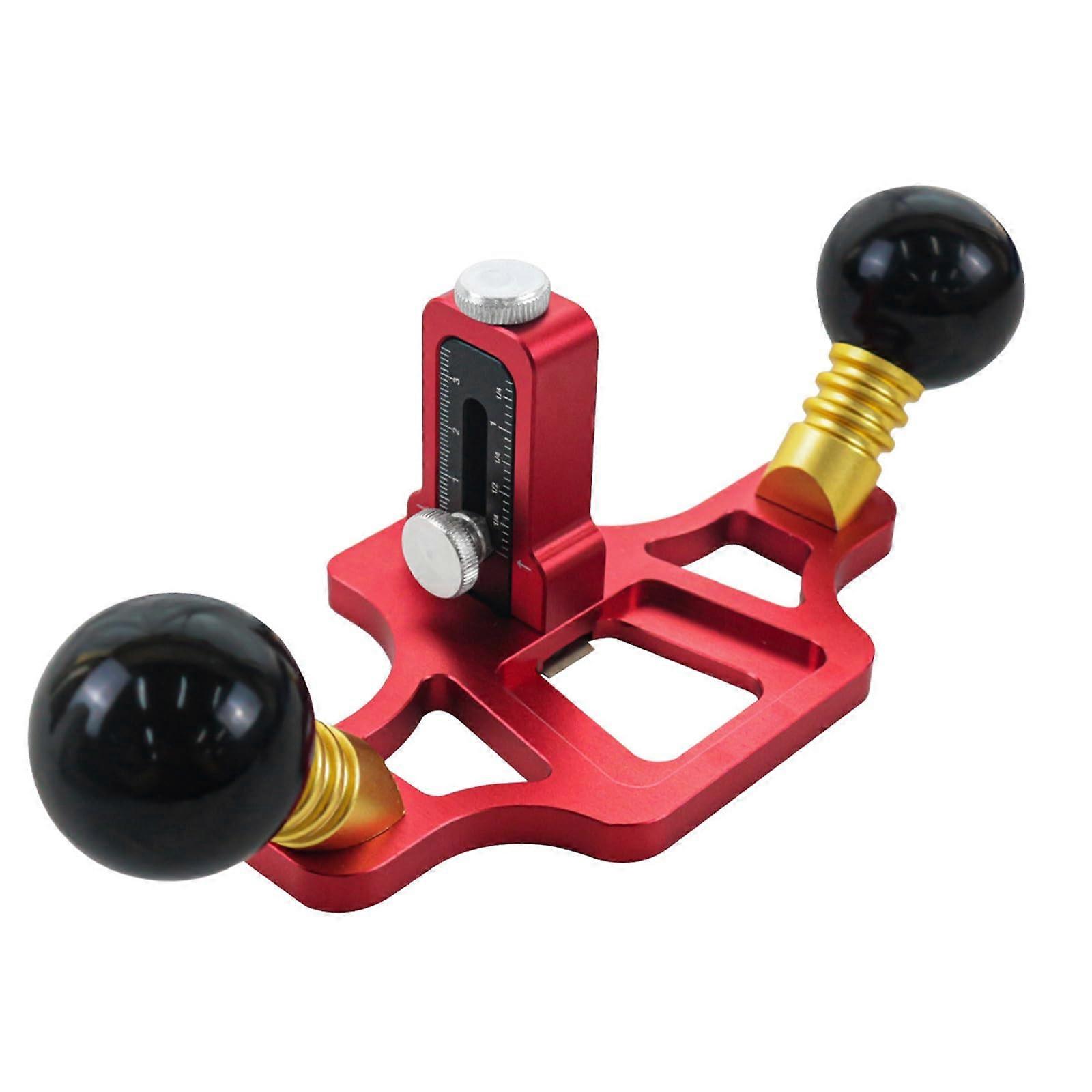 Handheld Wood Planer and Router Plane with Precise Thickness Adjustment for Woodworking