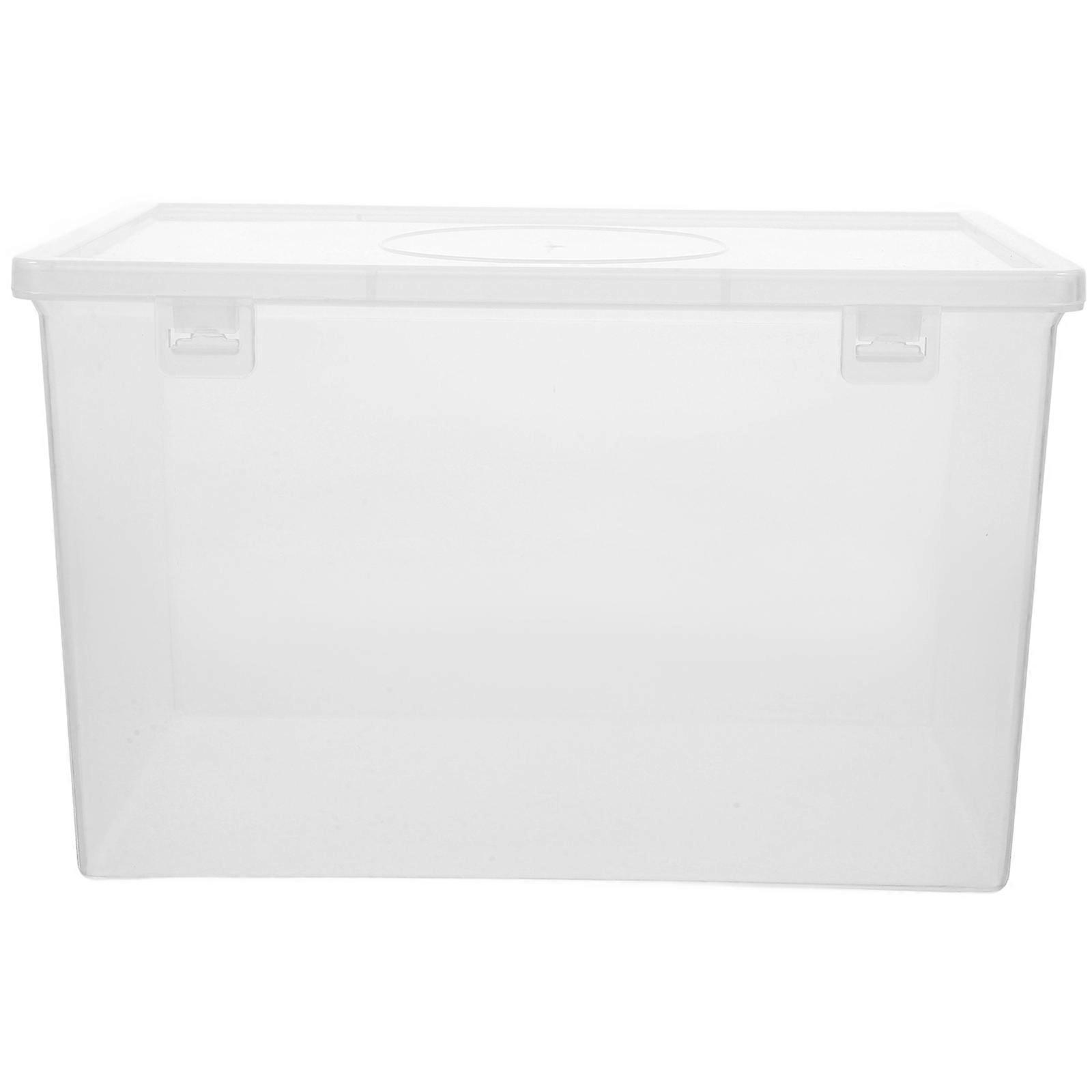 Bread Storage Box for Storage Use Transparent with Airtight Seal and Dispenser