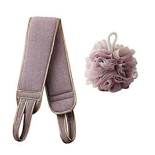 3Pcs Bath Shower Scrubber and Body Exfoliating Towel Set for Deep Full Body Coverage, EN101312