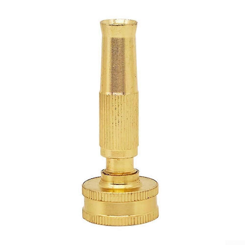 Brass  Pressure Garden Hose Nozzle with Adjustable Water Flow and LongRange Spray