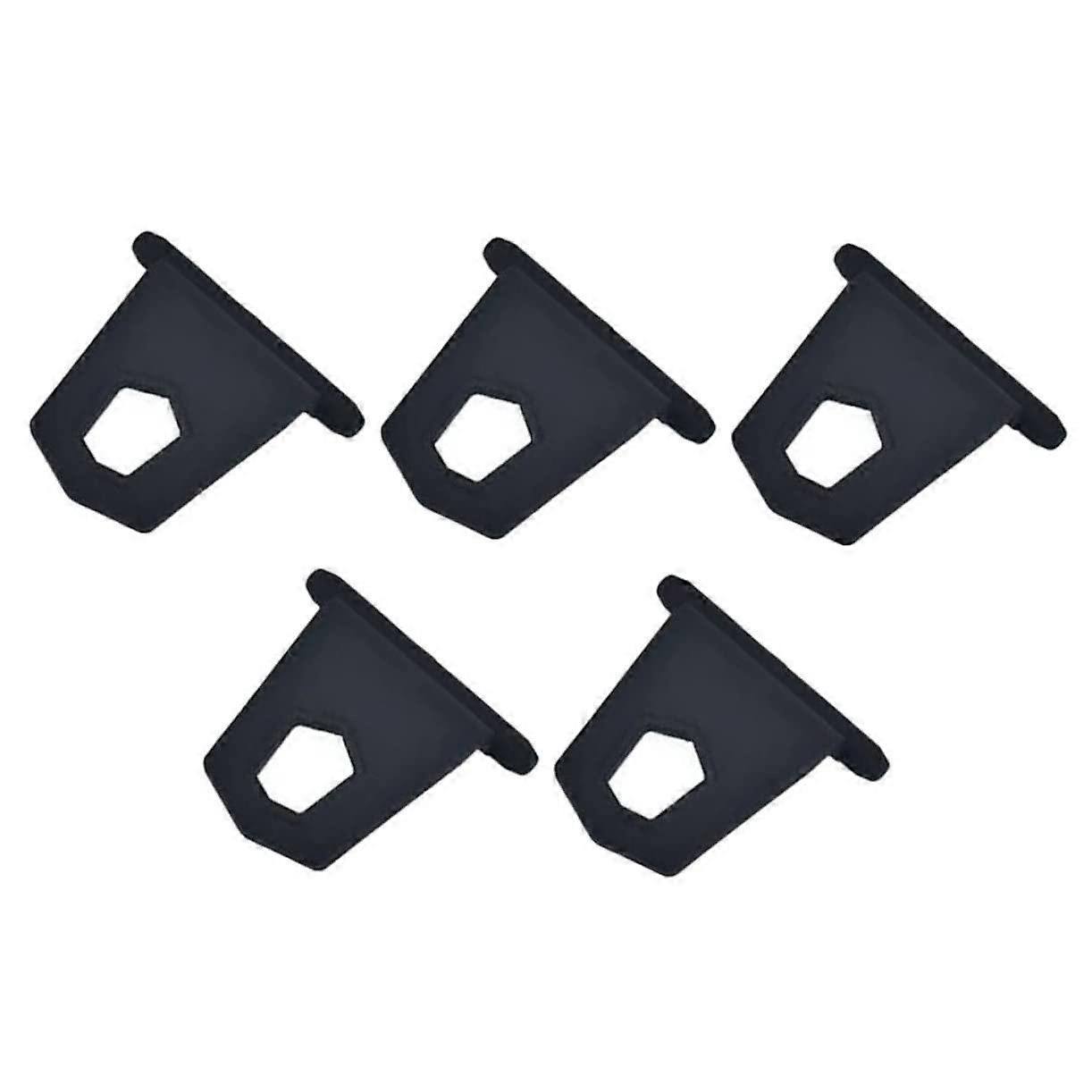 5pcs Rubber RV Awning Hooks MultiUse Clips for Campervan Caravan Outdoor Hanging