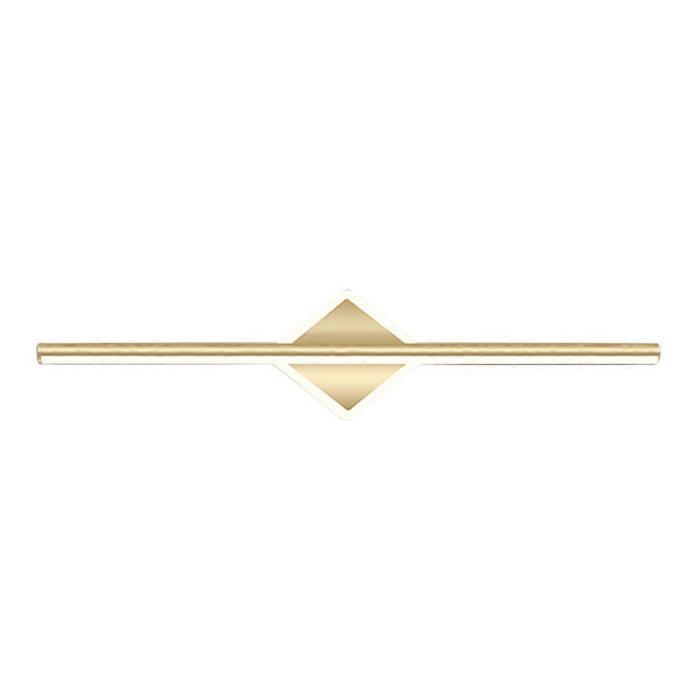 Mirror Front Light Simple LED Light for Decoration Alloy Gold