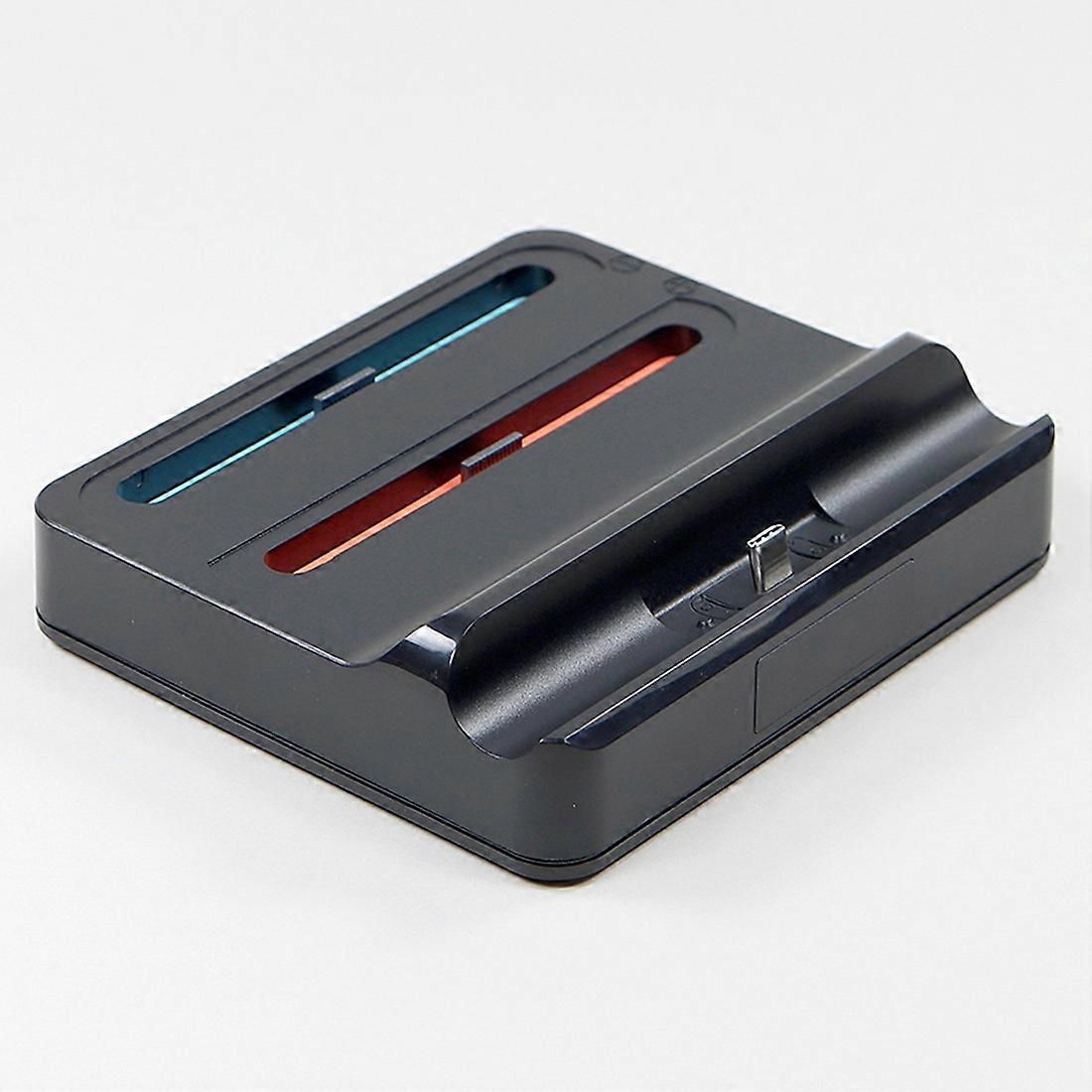 Compatible Charging Dock for Nintendo Switch 2 Controllers and OLED Game Consoles with Screen Mirroring Capability