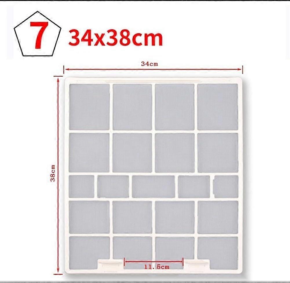 34x38cm Dustproof Easy Install Durable Air Conditioner Dust Filter for Hisense