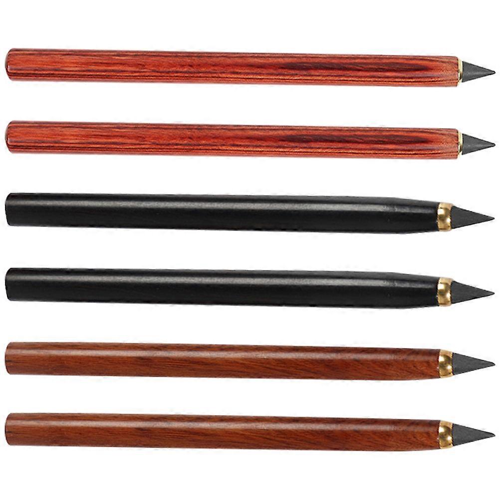 Reusable Everlasting Pencil Wood Material Drafting 6Pcs Kit for Writing