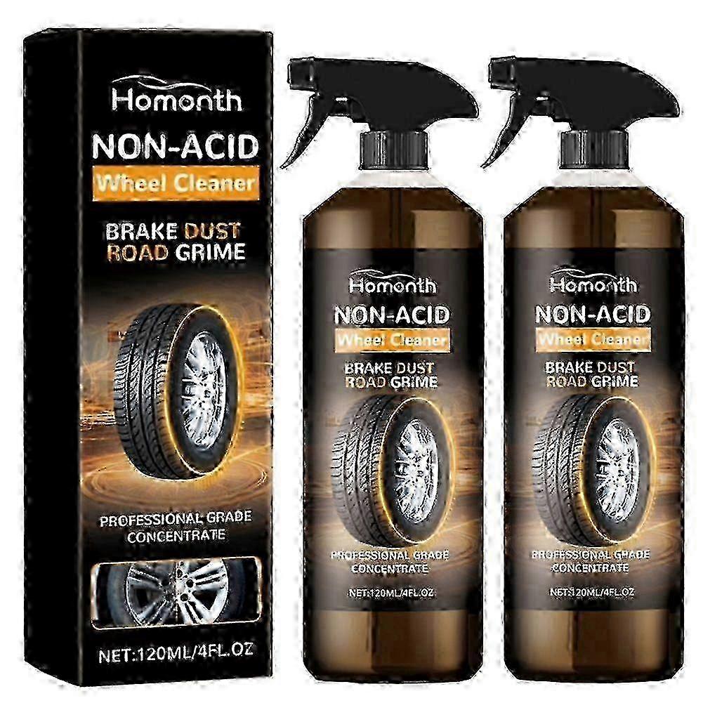 2pcs Wheel Cleaner, Brake Buster, Powerful Rust Converter